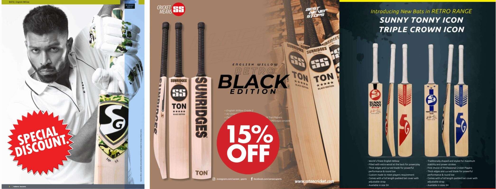Home Cricket Store Cricket Equipment Cricket Bat
